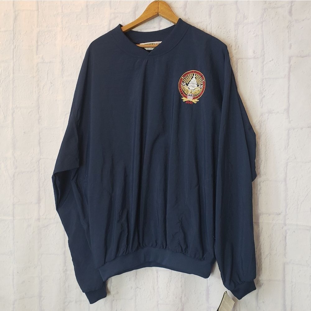 NWT 2001 Presidential Inauguration Bush-Cheney Turfer Sportswear Pullover XL